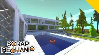 HUGE MODERN MANSION ( DOWNLOADABLE ), Scrap Mechanic