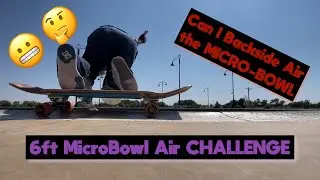 Attempting to Backside Air a 6ft Micro-Bowl