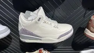 Air Jordan 3 Retro (Sail/ Cement Grey/ Metallic Silver) - Style Code: CK9246-100