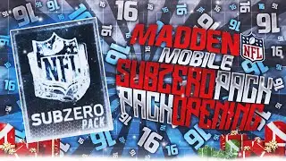 Subzero Packs Pack Opening/ Madden Mobile Ultimate Freeze! Madden Mobile 16