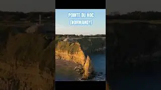 POINTE DU HOC  #dji #drone #travel #hiking #normandy #france #short #shorts #shortvideo #holiday