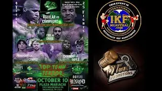 Evan Scrivner vs Brandon Burke Kickboxing fight from Full Contact Friday II