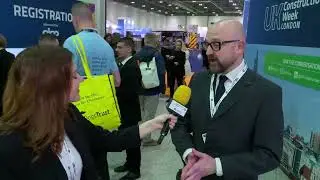 UK Construction Week Event Director, Nathan Garnett, at UKCW London 2022