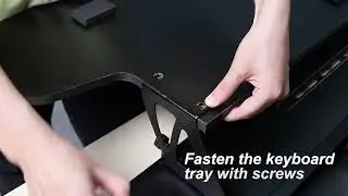 How to install the standing desk converter?