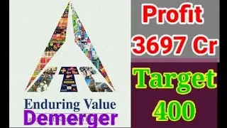 ITC Q2 RESULT 2021 . PROFIT 3697 CR. TARGET 400 . DEMERGER SOON.