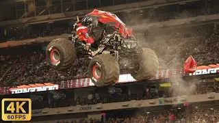 Monster Jam MetLife Stadium (Stadium Tour Red) Skills & Freestyle!