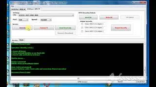 Calme mobile CL251 security code read done with cm2 SCR with boot key in