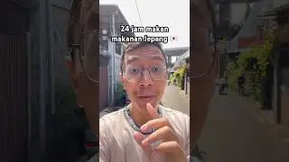 24 jam makan makanan Jepang 🇯🇵 #24jamchallenge #jepang #socialexperiment #shorts