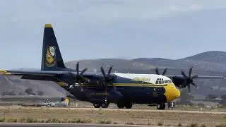 C-130J Super Hercules Blue Angels FAT ALBERT Demonstration at MCAS Miramar Airshow 