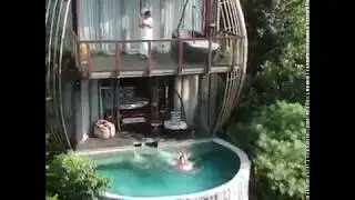 Swimming Pool | 7 Star Level Pool Inside The Cage | Jungle | Telrod Tv |