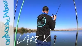 Remote Desert Fishing - TOP SECRET LAKE - LAKE X