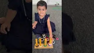 Fine motor skill development: Sorting and matching activity