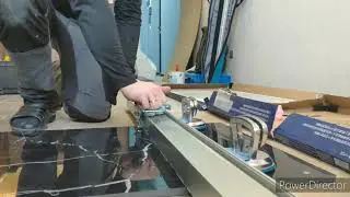 Резка плитки 600х1200 шина Sigma Kera-Cut , сепаратор Raimondi