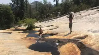 Nobe Young Creek - Huge Waterslide in Sequoia National Forest