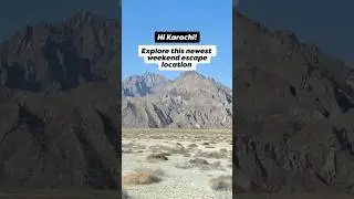 Best Location to Enjoy Weekend for People of Karachi #weekendescape #travel #pakistan #balochistan