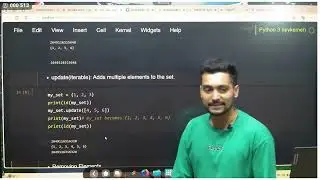 Set Data Type in Python || Python for data Science.