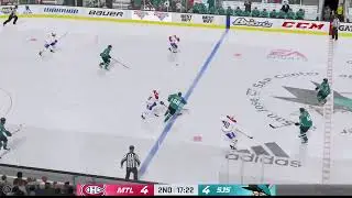 MTL vs. SHARKS - Full NHL 20 Simulation (CPU vs CPU) #WeMissHockey