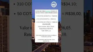 receba R$100,00 de #fundosimobiliarios #dividendos #mxrf11 #xpml11 #bcff11 #hctr11