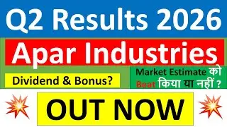 Apar Industries Q2 results 2026 | Apar results today | Apar Industries Share News | Apar Share news