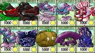 PvZ Fusion 3.3 – Top 5 Most OVERPOWERED New HYPNO Plants vs ALL Max Level Bosses!