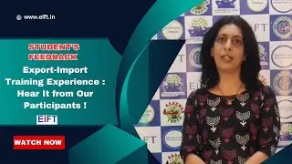 Export-Import Training Experience: Hear It from Our Participants ! | Series - 47 /1000  #testimonal