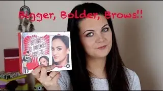 Benefit bigger & bolder brows review | First impressions & demo