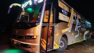 VOLVO B11R I-SHIFT 14.5 extremely careful Driving in Dangerous ghat road🙌 Thoppur ghat & Rain#volvo 
