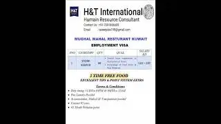 JOB SEARCH | STORE KEEPER FOR KUWAIT GULF JOB | NEW JOB UPDATE  | JOIN US 👉🏻 #htinternational #short