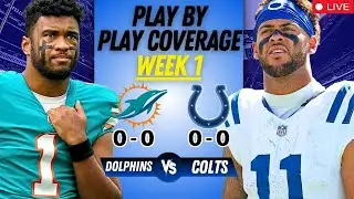 Indianapolis Colts vs Miami Dolphins Play by Play Coverage