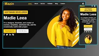Portfolio Website Using HTML CSS And JavaScript