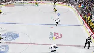 NHL 18 Goalie Cross Crease Save