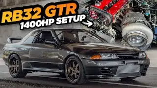 R32 GTR 1400HP Turbo Setup FIRST DRIVE - IT SOUNDS CRAZIER! (TRC IS GOING TO AUSTRALIA)