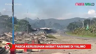 Kondisi Elelim Pasca Pembakaran Rumah dan Kios-kios Milik Pedagang Akibat Rasis