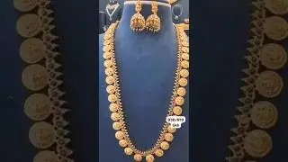 😍kasulaperu haram latest gold designs with beautiful jhumkas #like #subscribe #trendingshorts