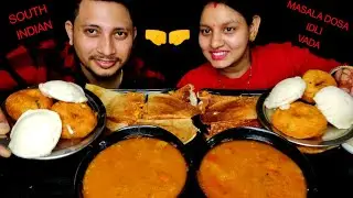 MASALA DOSA, IDLI, VADA EATING CHALLENGE II SOUTH INDIAN FOOD II FOODIE GD