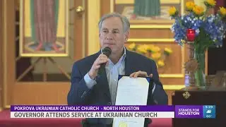 'We support them' | Gov. Abbott in Houston on 'Day of Prayer for Ukraine'