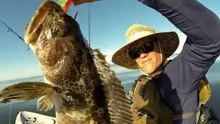 Rock Cod, Lings and Beautiful Scenery Kayak Fishing Cambria