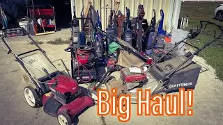 Early Spring 2021 Trash Hauls - Tools, Mowers, Vacuums, Pressure Washer