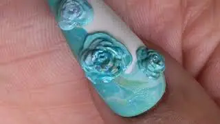 Trending Insatgram 3D Rose Nail with out Builder Gel| Gel Polishes