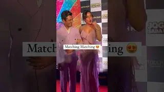 Neha Sharma And Nawazuddin Siddiqui Matching Together Their Film Screening 😍