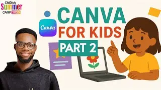 CANVA FOR KIDS PART 2- Graphic Design for kids #child_ish #graphicdesign #kidsintech #summercamp