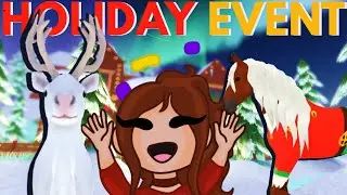 Catching the NEW CHESTNUT ELF FRIESIAN for the HOLIDAY EVENT in WILD HORSE ISLANDS on ROBLOX