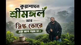 A cup of hot tea with the misty morning mist of Srimangal. #foryou #travel #bangladesh #nature #t...