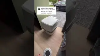 Porta Potty против кассетного унитаза #vanlife #campervan #vanbuild