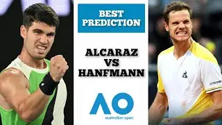 Carlos Alcaraz vs Yannick Hanfmann | Australian Open 2026 | Tennis Prediction