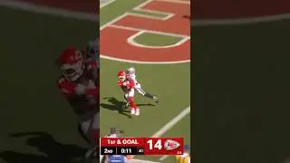Mahomes LOBS it for Rashee Rices 2nd TOUCHDOWN of the half Chiefs vs Raiders #shorts #nfl #chiefs