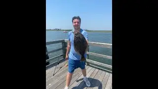 20 INCH KEEPER FLUKE CAUGHT AT CAPTREE STATE PARK