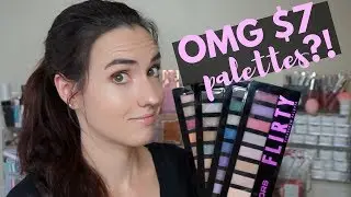 Amazing $7 Eyeshadow Palettes?! | LA Colors Personality Palettes Swatches + Tutorial
