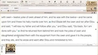 READING THROUGH THE BIBLE PART 218 (1 KINGS 19)