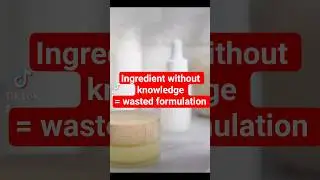 knowledge is the key✨️ learn to formulate in bio 📥 #diyskincare